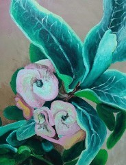 Crown of Thorns - Acrylic Painting by Maria Karla L. Gonzales