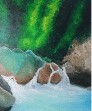 INFINITE WATERFALLS - Acrylic Painting by Maria Karla L. Gonzales