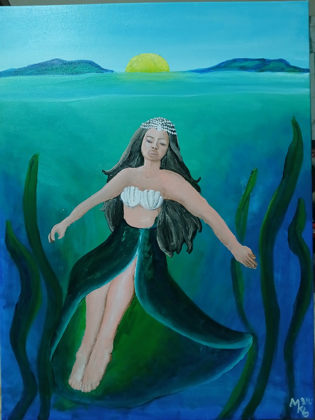 Aman Sinaya - Acrylic Painting by Maria Karla L. Gonzales