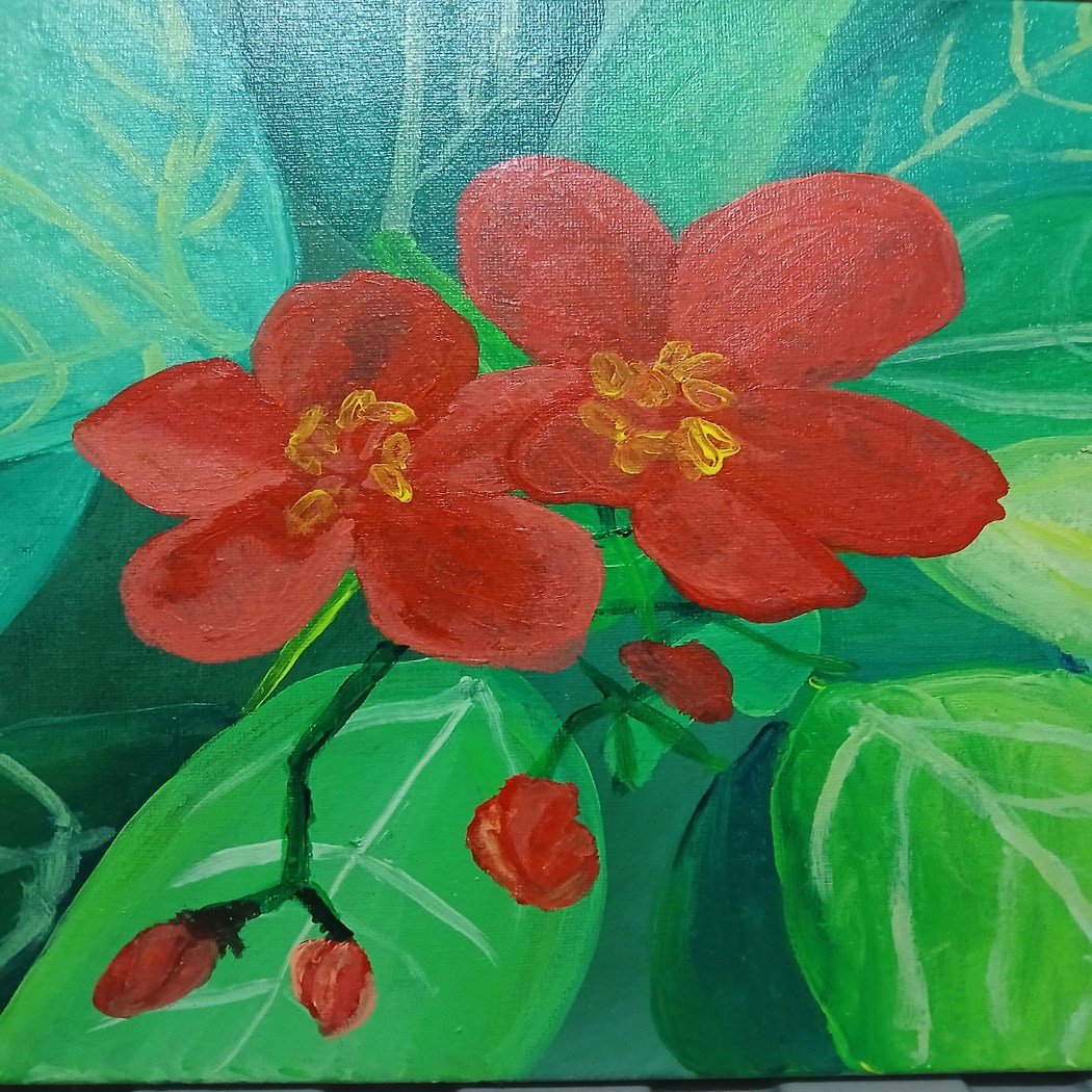 Peregrina - Acrylic Painting by Maria Karla L. Gonzales